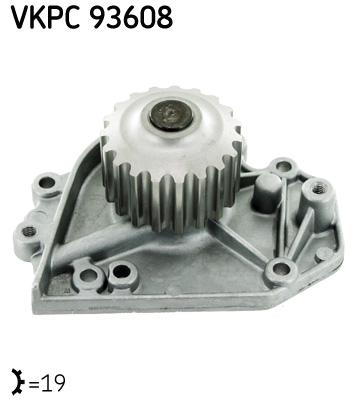 Vodné čerpadlo, chladenie motora SKF